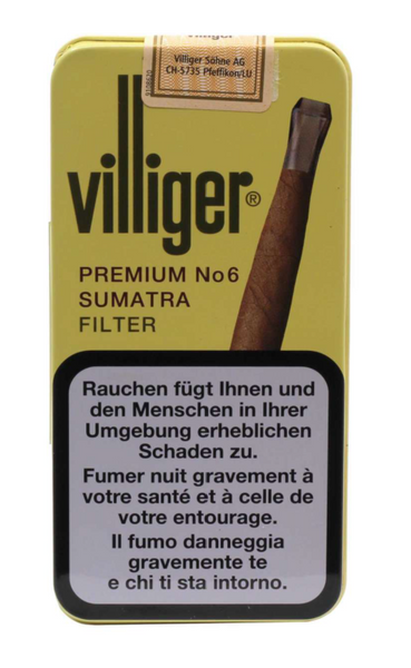 Villiger Premium No 6 Sumatra Filter 5 x 10 Stück