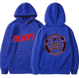 Raw Sweatshirt mit Kapuze