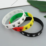 Cannabis Silikon Armband