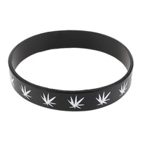 Cannabis Silikon Armband