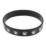 Cannabis Silikon Armband