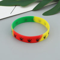 Cannabis Silikon Armband